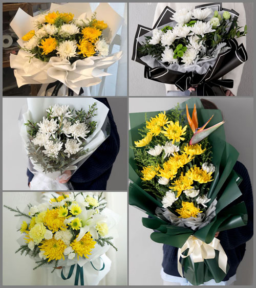 四川德阳中江县广福镇白事花束代送